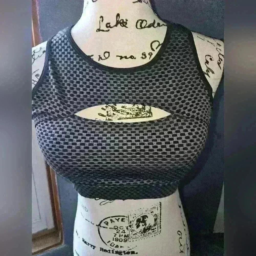 LA Society Womans Padded Sports Bra Size S